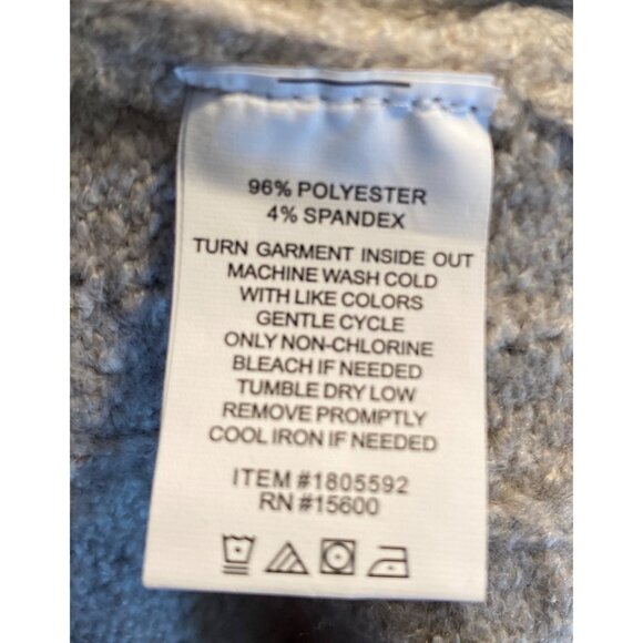 Briggs Beige Button-Up Cardigan Sweater M Women Soft Ribbed Fabric Brown Buttons - Picture 8 of 11